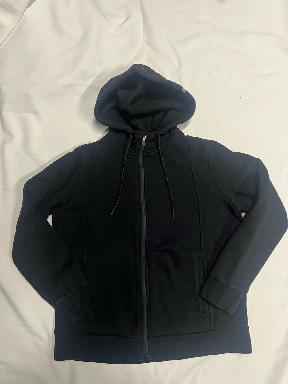 FIGS essential black hoodie
